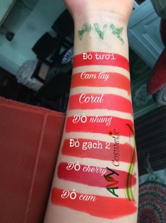 Son handmade màu đỏ gạch