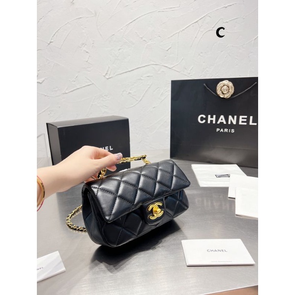 Túi xách nữ quai cầm logo mẫu mới bản chuẩn đẹp nét căng sz23cm da mịn fullbox