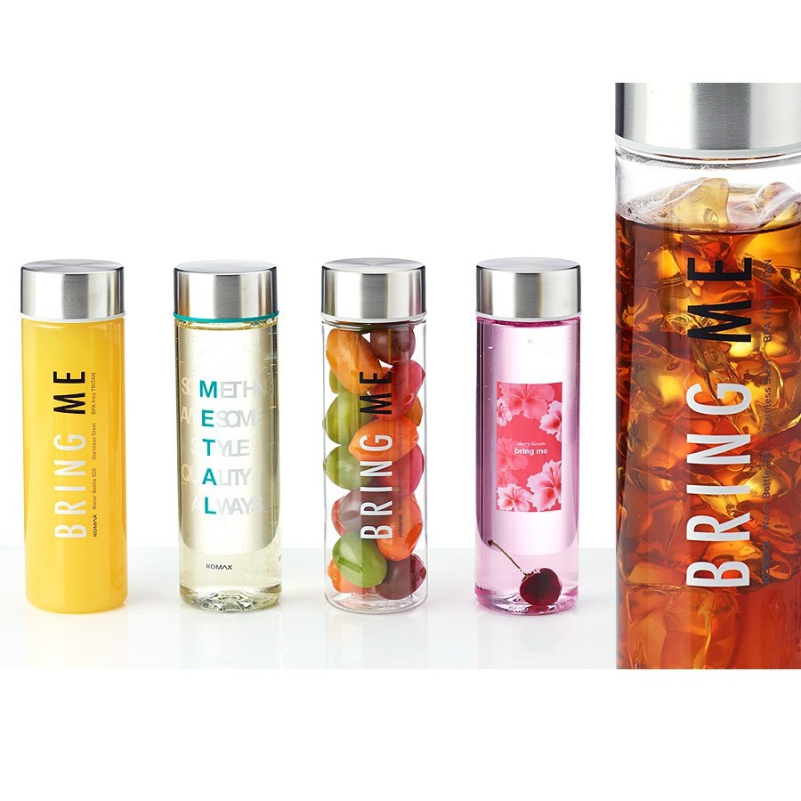 Bình nước nhựa Komax 550ml, [Nhập Khẩu Hàn Quốc]