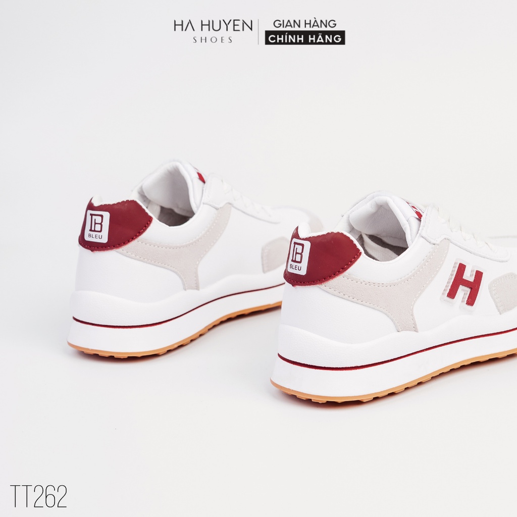 Giày thể thao nữ Hà Huyền Shoes sneaker hông chữ H đế kẻ viền năng động - TT262