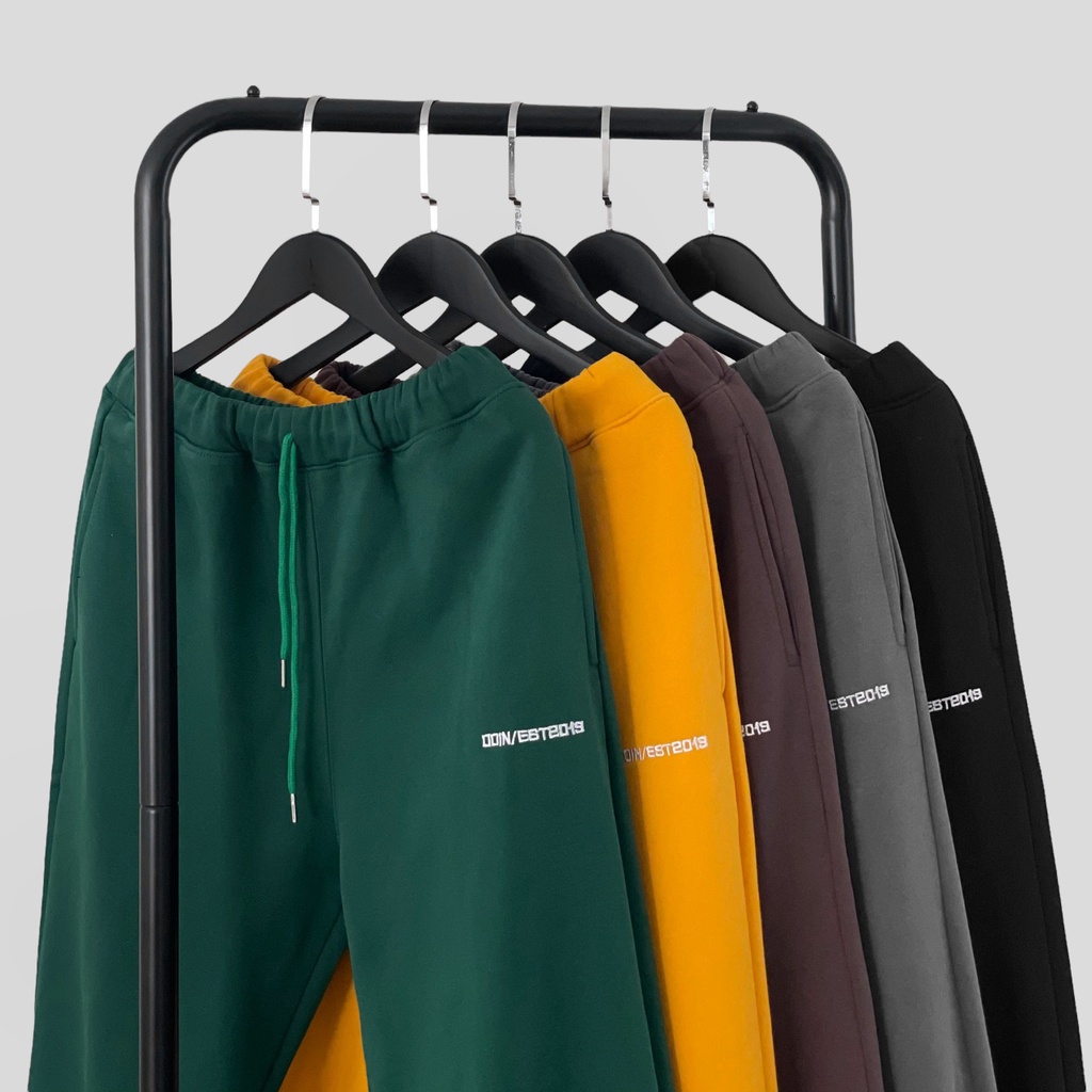 Quần Nỉ ODIN CLUB Original Pants, Quần nỉ dài bo gấu form rộng nam nữ ODIN, Local Brand ODIN CLUB