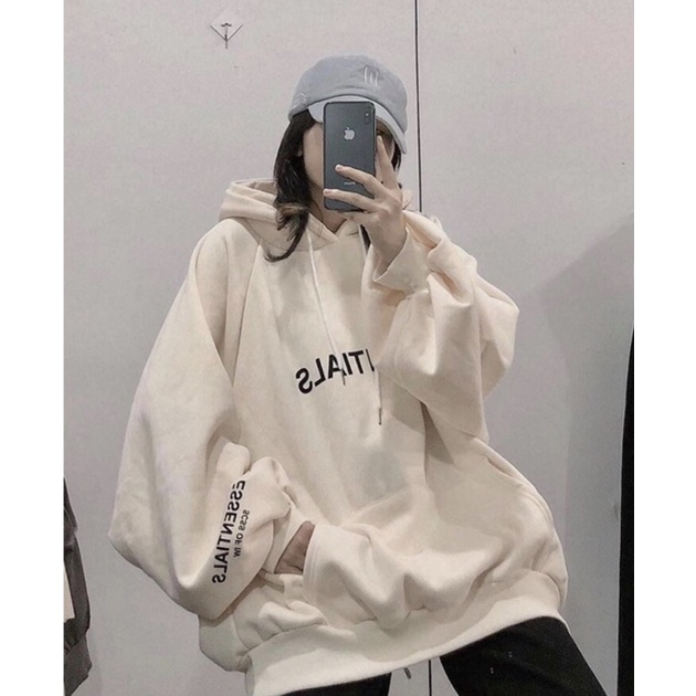 Áo Khoác Hoodie Nỉ Có Mũ Form Rộng ESSENTIALS Các Màu Đẹp