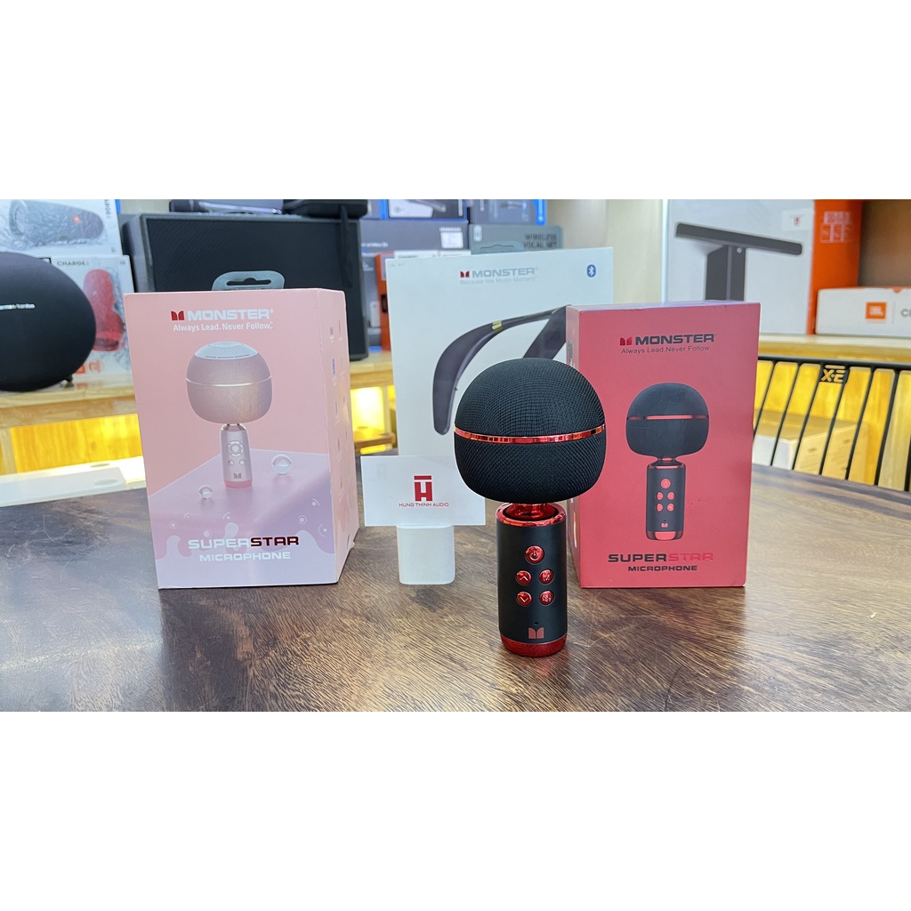 Monster M98 – Micro Kèm Loa Karaoke Bluetooth Chính Hãng - MONSTER® Mini Karaoke Micro