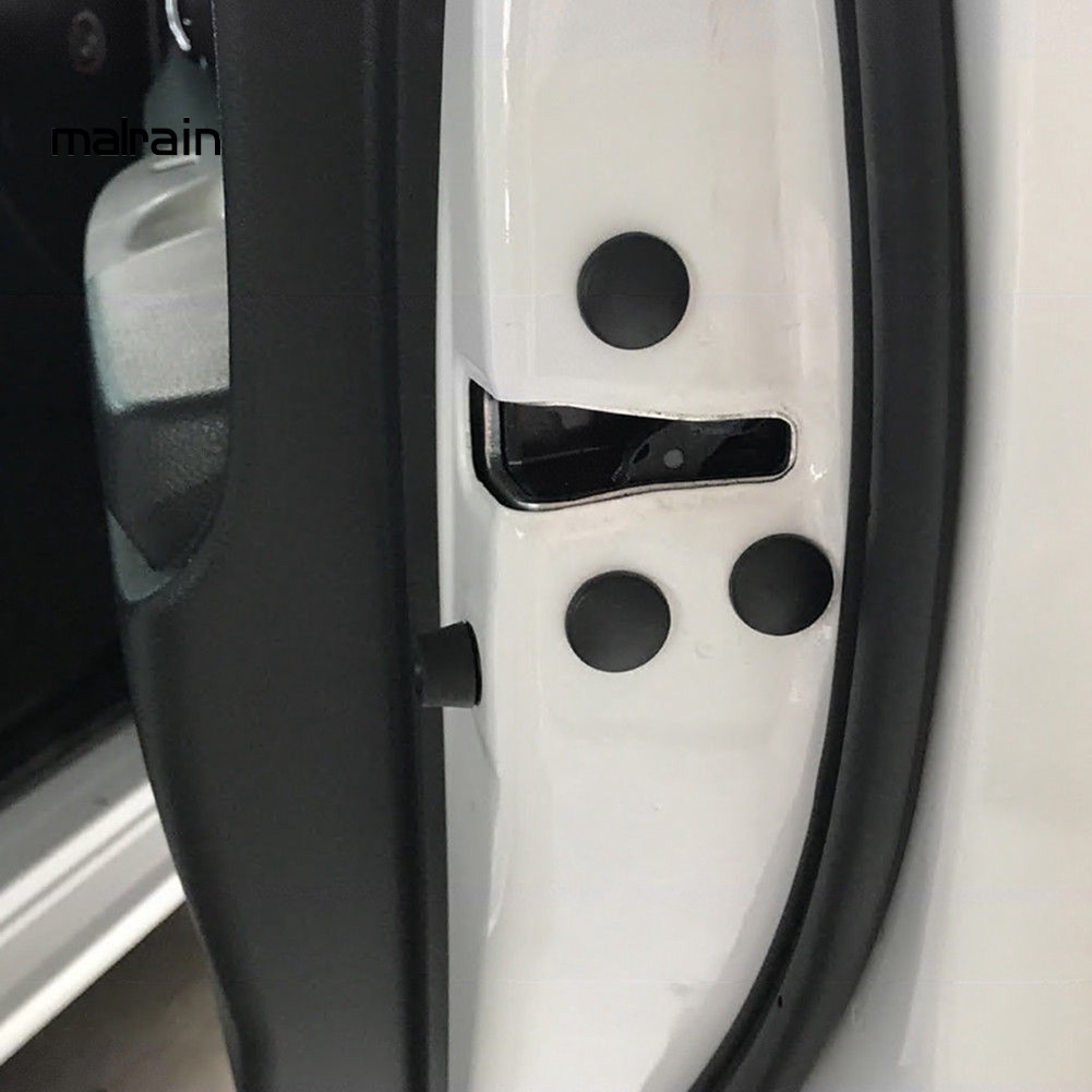 Bộ 12 Nắp Gắn Bảo Vệ Ốc Vít Cửa Xe Ô Tô Tiện Lợi