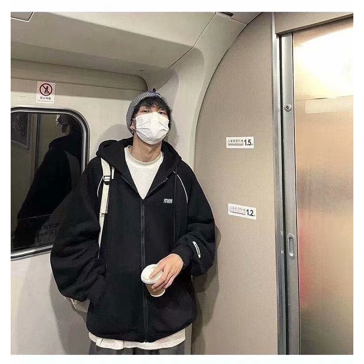 Áo Khoác Hoodie Zip FCWW Mũ Trùm Form Unisex Nam Nữ Cao Cấp