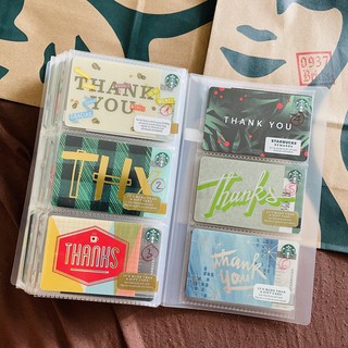 Thẻ starbucks phiên bản us thank you