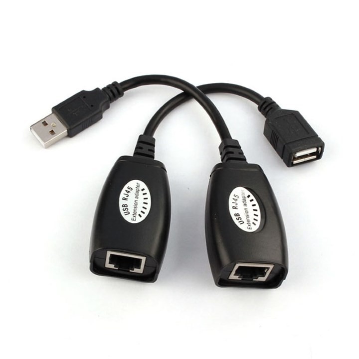 USB Extender 50M (Bộ Nối Dài Cáp USB bằng Dây LAN) | BigBuy360 - bigbuy360.vn