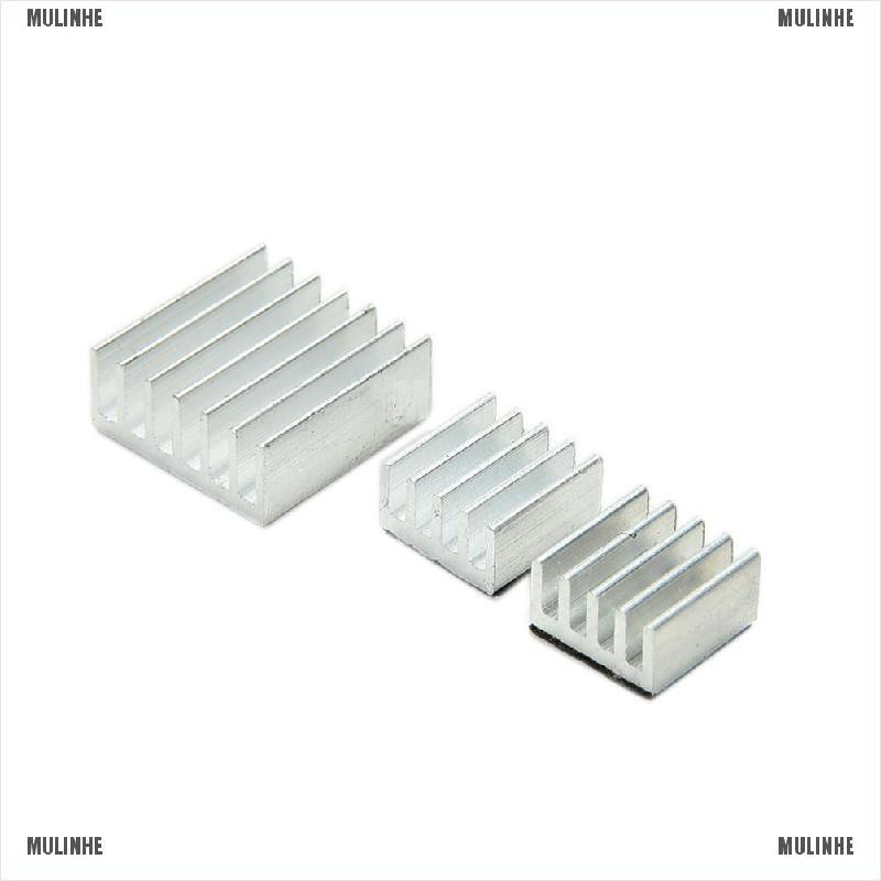 Set 3 Phụ Kiện Tản Nhiệt Bằng Nhôm Cho Raspberry Pi 2 &amp; Model B