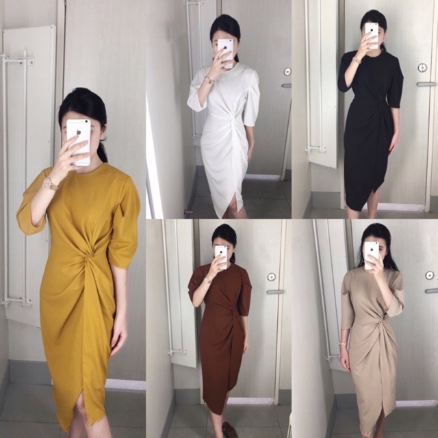 Thanh lý váy thiết kế ACPM xoắn eo