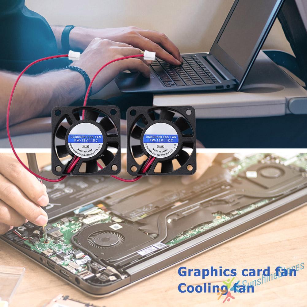 4010/2p 4cm Mini DC Brushless Chassis Graphics Card CPU Cooling Fan  2pcs | BigBuy360 - bigbuy360.vn