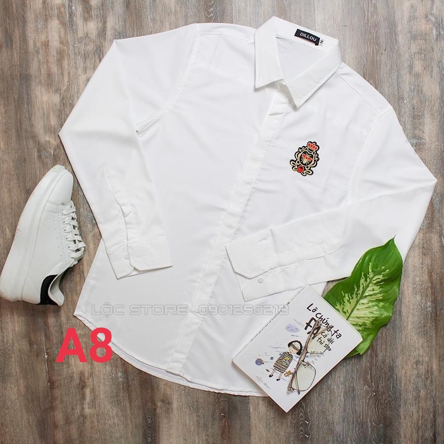 Áo Sơ Mi Nam BBR Dài Tay Chất Kate Lụa mềm không nhăn | BigBuy360 - bigbuy360.vn