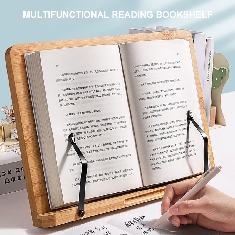 Kệ Đọc Sách Bằng Gỗ Thông Cao Cấp - Giá Đọc Sách Để Bàn Thông Minh