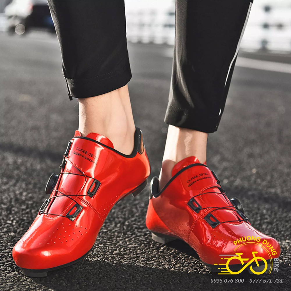 Giày can đi xe đạp thể thao Road, MTB CLAEE GX A55 - 2 Khóa Vặn