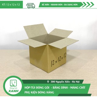 Hộp carton 12x12x12 cm sỉ 50 hộp