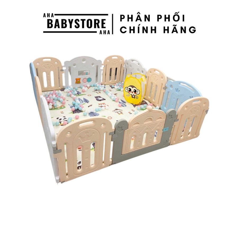 Quây bóng Holla vương miện cho bé - CAM SIZE 1m86x2m16 - Tặng kèm thảm + bóng