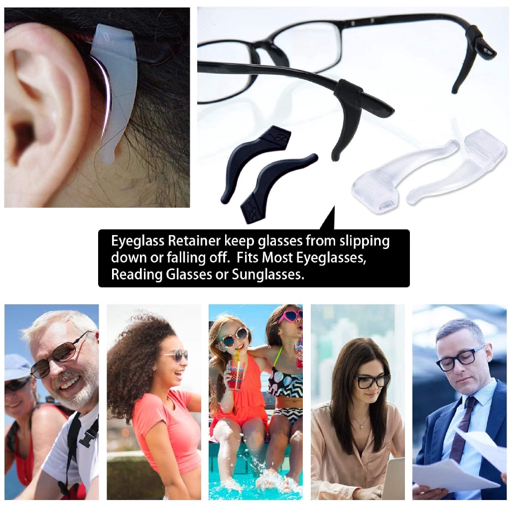 Bộ 5 cặp miếng dán giữ mắt kính chống trượt tiện dụng
