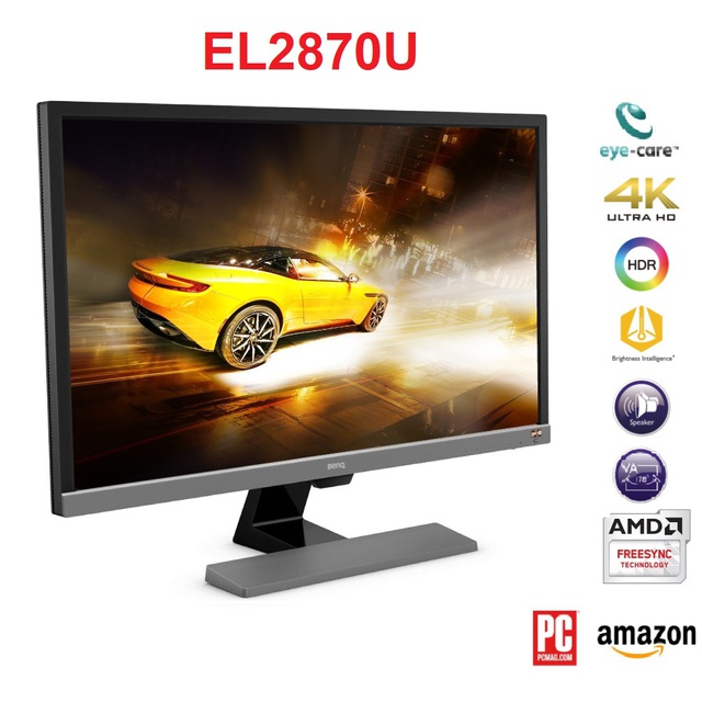 [Mã ELRESHOCK giảm 10% đơn 100K] Màn hình BenQ EL2870U 28 inch 4K QHD 3840 x 2160 1ms 60Hz TN Freesync Speaker 2Wx2