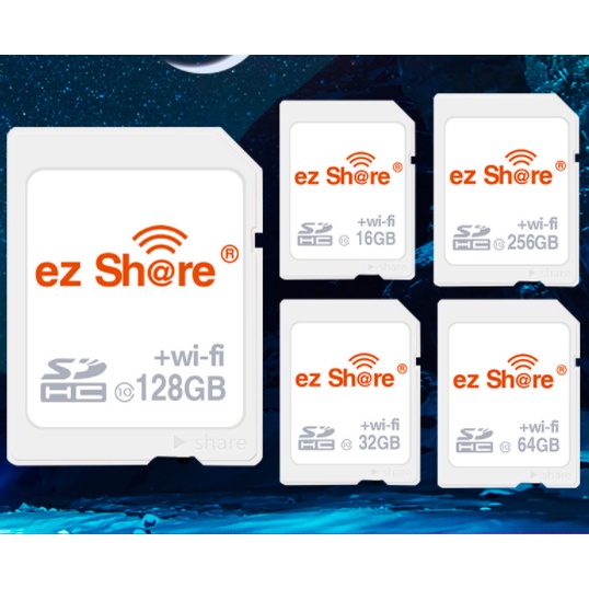 Thẻ nhớ wifi EZSHARE thế hệ thứ 4 16gb - ez share truyền nhận file hình ảnh, video, doc, xls, text, ....