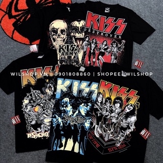 (M, L, XL) ÁO ROCK NHÓM KISS - ÁO THUN NHẠC ROCK IN 3D, UNISEX