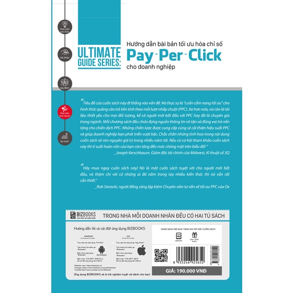 BIZBOOKS - Sách Ultimate Guide Series: Hướng dẫn bài bản tối ưu hóa chỉ số Pay - Per - Click cho doanh nghiệp