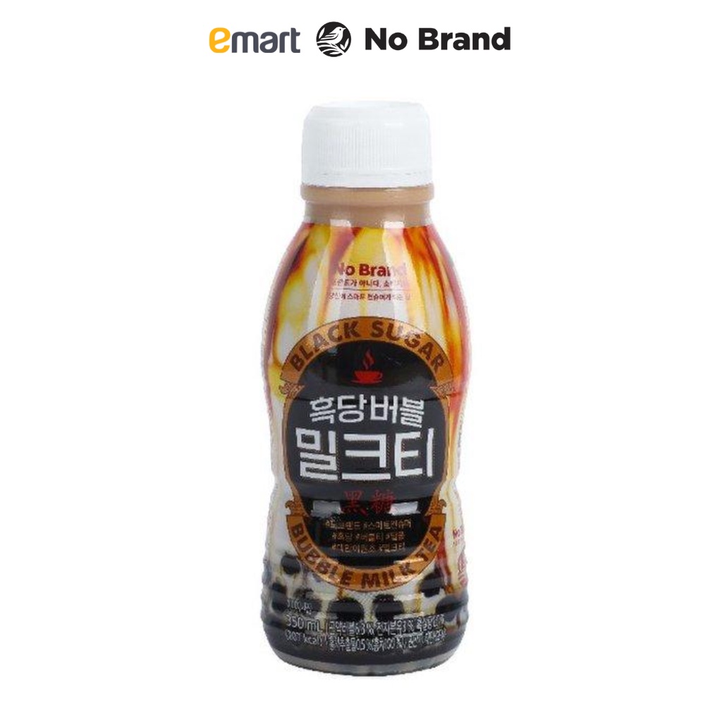 Trà Sữa Trân Châu Đường Đen No Brand Chai 350ml - Emart VN