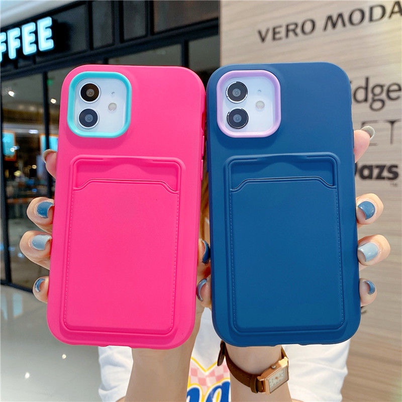 iPhone 13 Pro Max Ốp điện thoại có ngăn đựng thẻ cho Iphone 12 Mini Pro Max 11 Pro Max Xr Xs Max 6 7 8 Plus | BigBuy360 - bigbuy360.vn