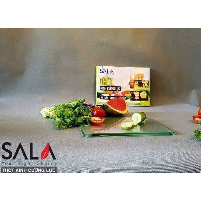 Thớt cắt đồ ăn cường lực sala siêu dày dễ vệ sinh sạch sẽ