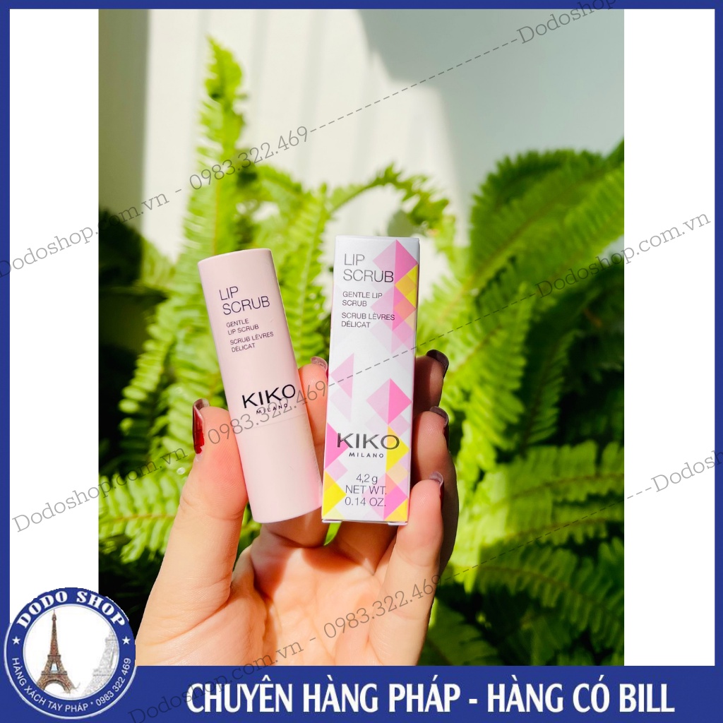 Tẩy da chết cho môi Kiko Lip Scrub mẫu mới nhất năm 2021