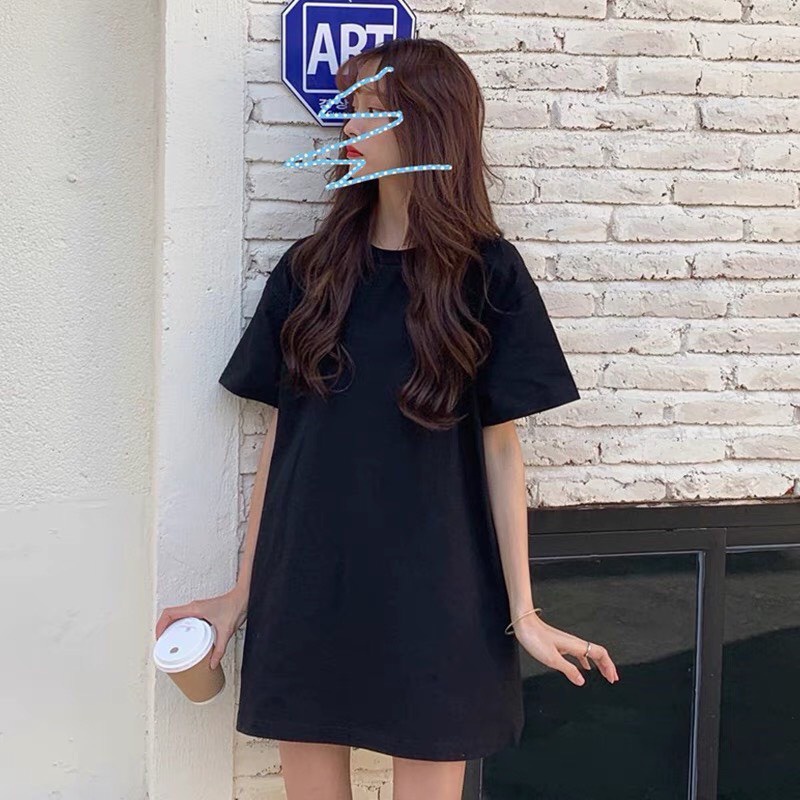 Áo Thun Trơn Tay Lỡ, Oversize , Phông Nam Nữ Unisex - Chất Cotton 100% - Phong Cách Basic