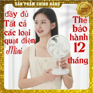 Quạt tích điện mini Cao Cấp, gấp gọn thông minh mới nhất 2020