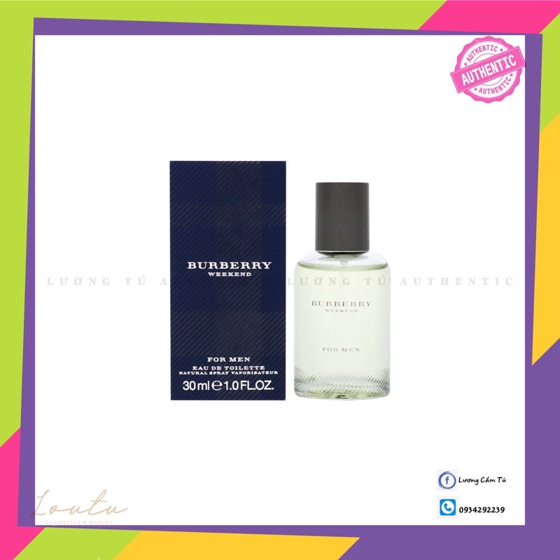 Nước hoa BBR WEEKEND FOR MEN 30ML FULL