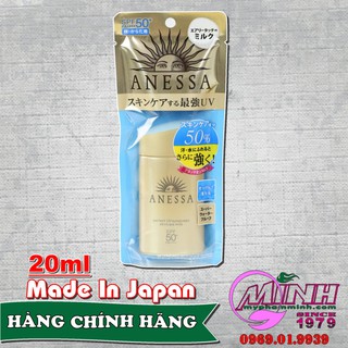 Sữa chống nắng anessa perfect uv 20ml