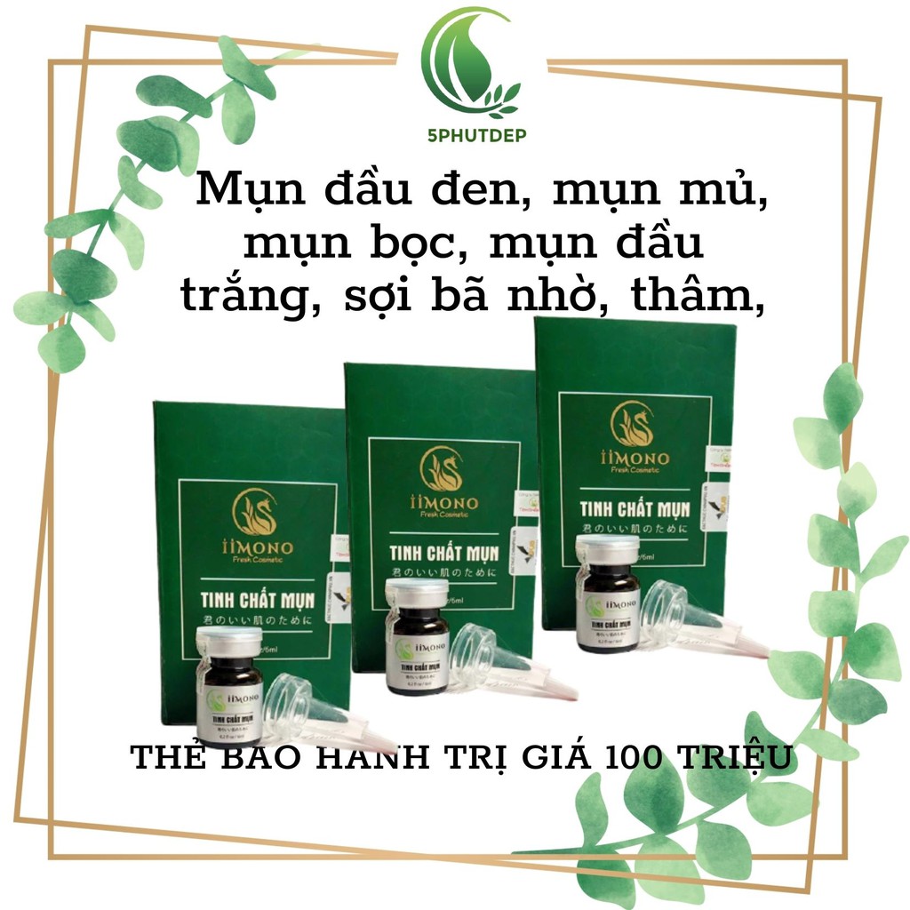 Combo 3 hộp tinh chất mụn IIMONO 6ml