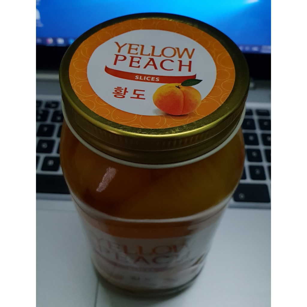 Đào Ngâm Hàn Quốc Yellow peach 680g