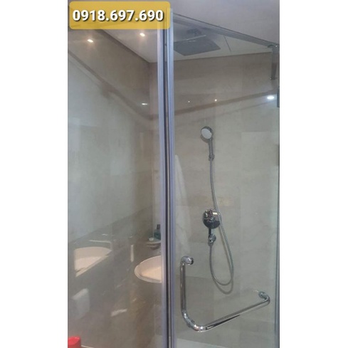 1 cặp Ron từ / ron nam châm cửa kính cường lực WC