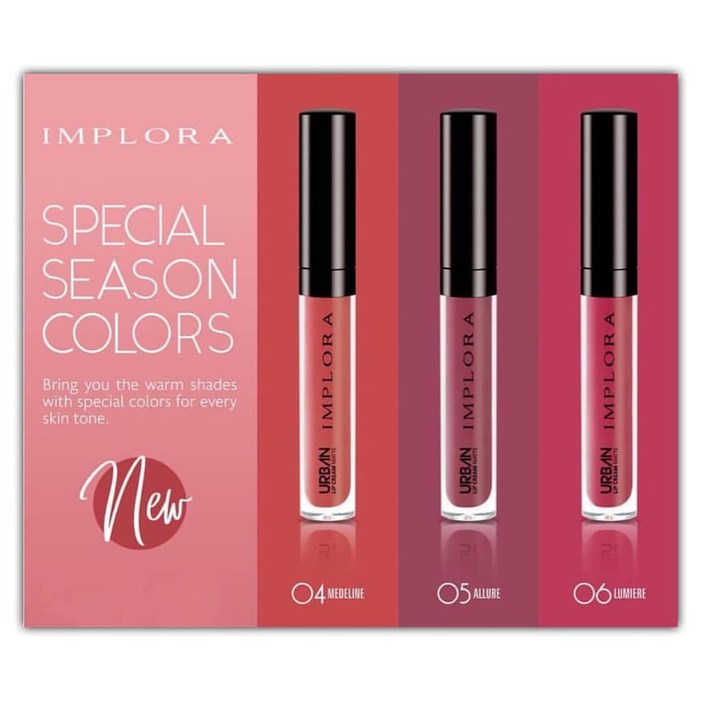 (hàng Mới Về) Son Môi Implora Màu Lì / Son Implora- Bpom | BigBuy360 - bigbuy360.vn