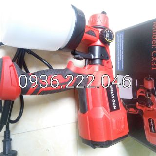 Súng phun sơn điện SPRAY GUN 💝 freeship 💝 Súng phun sơn điện europro 220v 550w - máy phun sơn điện 220v