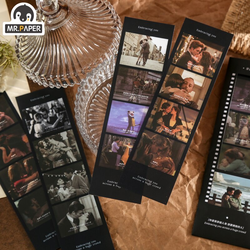 5 miếng/túi sticker phim phong cách cổ điển