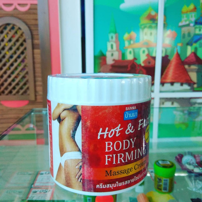 KEM MASSAGE TAN MỠ BANNA HOT FAST BODY FIRMING MASSAGE CREAM 500G CHÍNH HÃNG - 9009