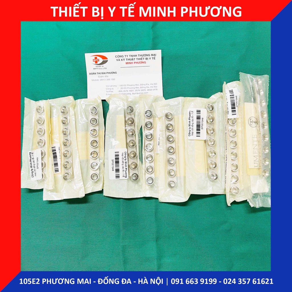 Nẹp cột sống các lỗ