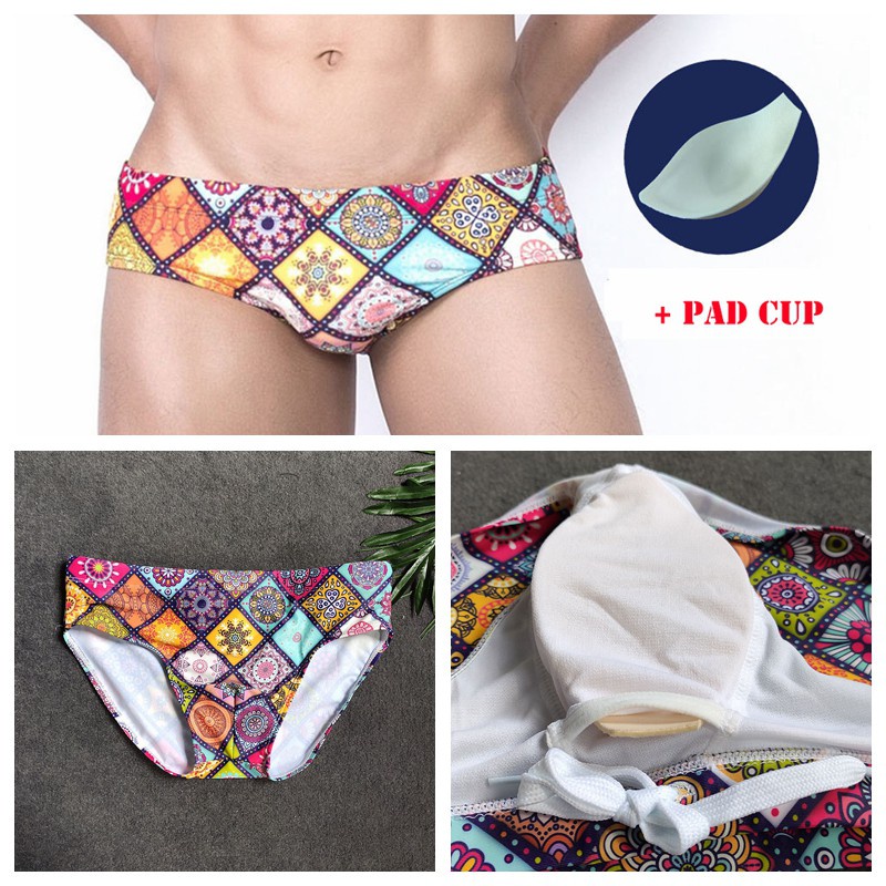 Quần bơi tam giác in họa tiết thổ nhĩ kỳ phong cách retro cho nam
 | BigBuy360 - bigbuy360.vn