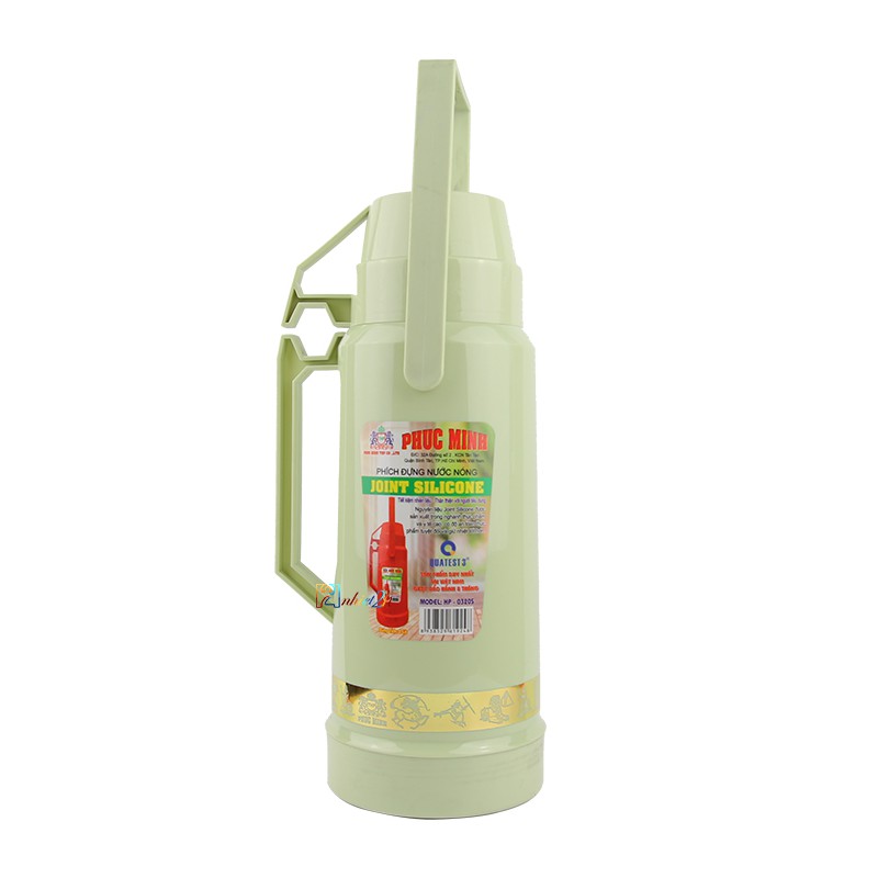 Bình thủy 2 Lít - Phích nhựa JOINT SILICONE 2 Lít - HP 0320S - Phúc Minh THP
