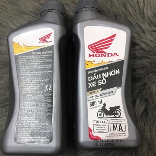 - Nhớt xe số 0.8 chính hãng honda