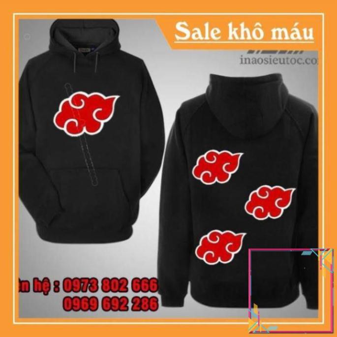 [SALE] FLASH SALE [ BÁN CHẠY ] ÁO khoác áo hoodie Naruto Akatsuki cực HOT khuyến mại khủng giá rẻ dẹp