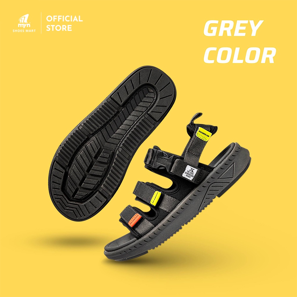 Giày Sandal Nam Nữ ZX The City Light Mã 3715 màu Grey Color - Quai thông minh Smartfit