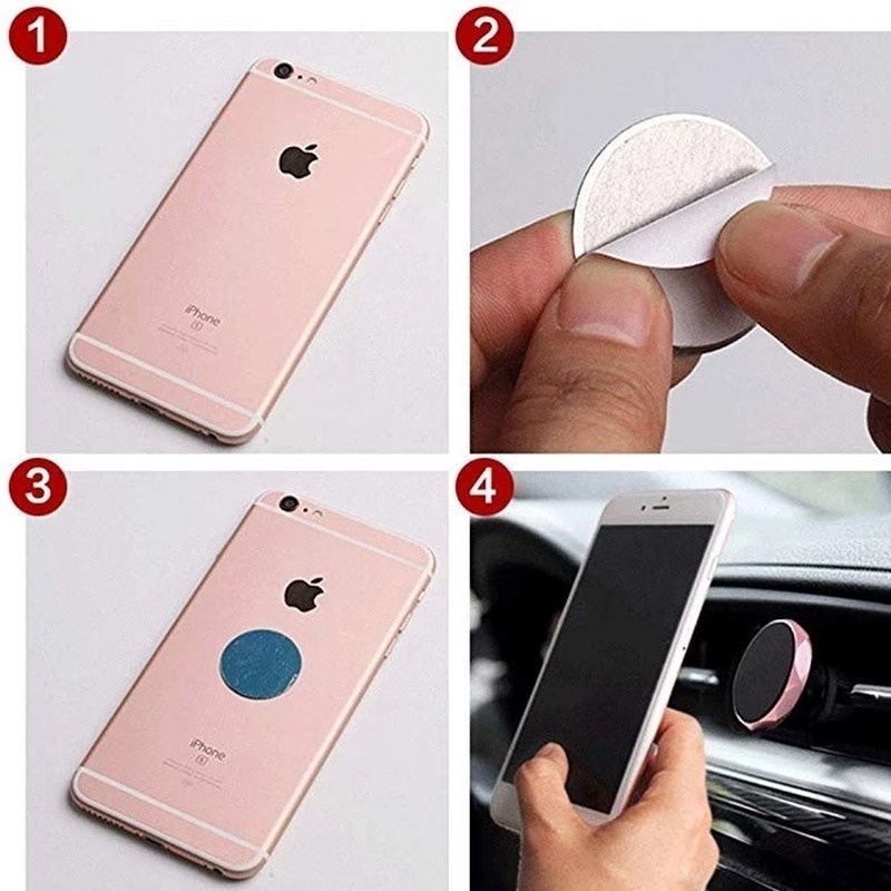 Tấm Kim Loại Từ Tính 30X0.3Mm Giữ Điện Thoại IPhone & Android