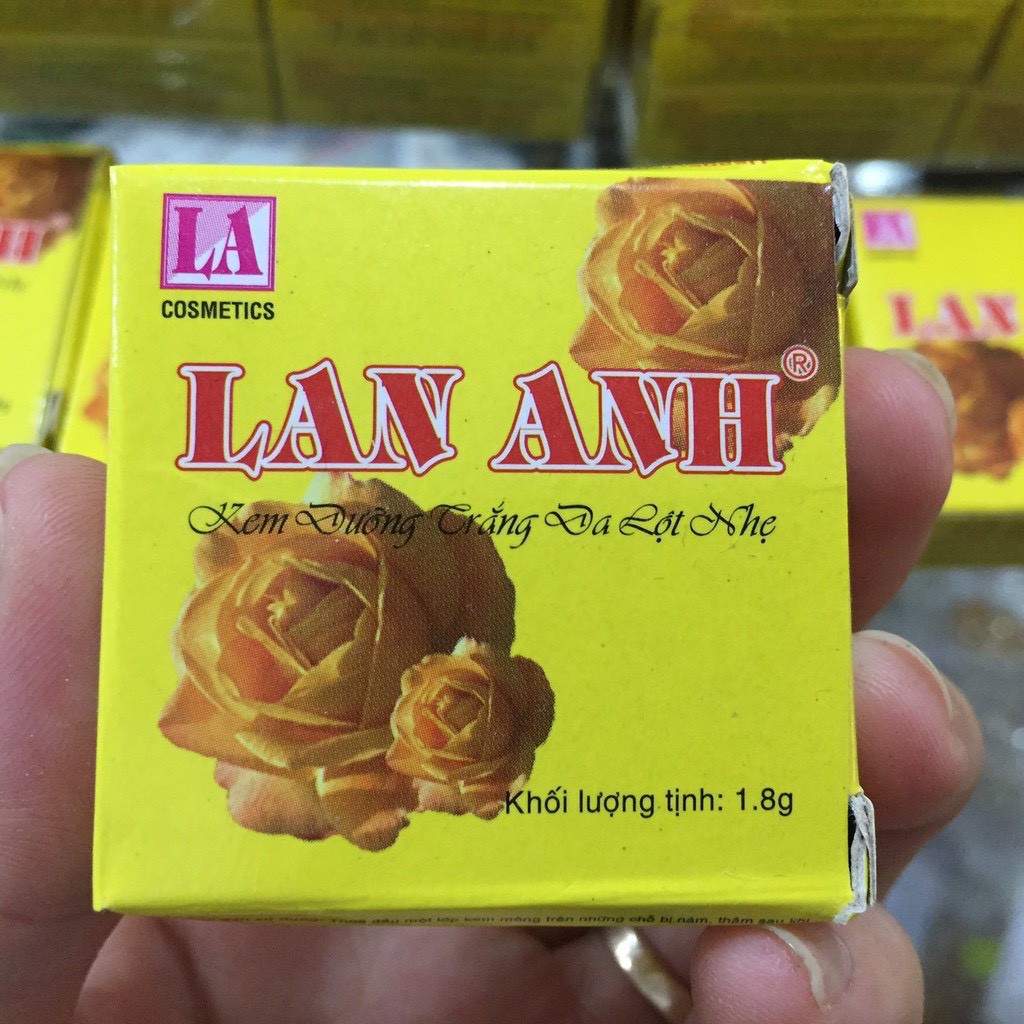 ( Chính hãng_ 20 GR) Kem lột nhẹ Lan Anh Filel ( Kem bông hồng đỏ ) làm trắng da, kích trắng da, mờ thâm sạm