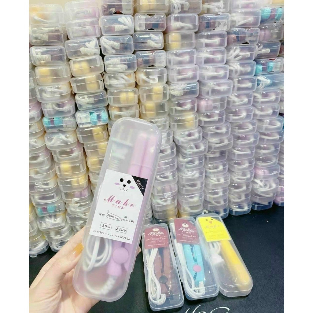 Máy duỗi là tóc mini hình cute, máy dập xù mini cute - CARINA.STORE