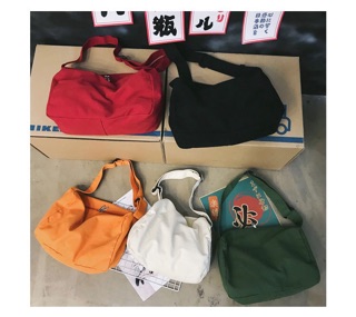 Túi Vải Canvas Đeo Chéo Oversize