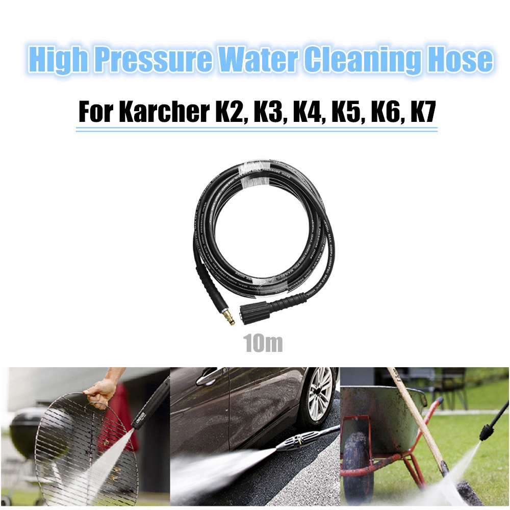 Ống Nước 10m Vệ Sinh Xe Ô Tô Karcher K2 K3 K4 K5 K6 K7